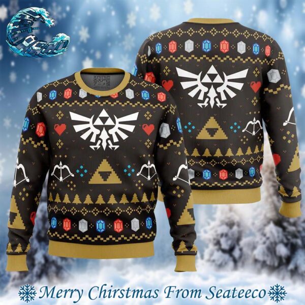 Christmas Hero Legend of Zelda Ugly Christmas Sweater Gift For Men And Women Holiday