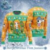 Christmas Jinbe One Piece Pirates Ugly Christmas Sweater Gift For Holiday 2024