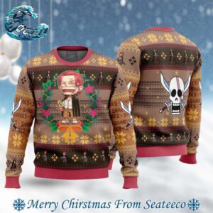 Christmas Shanks One Piece Pirates Ugly Christmas Sweater Gift For Holiday 2024