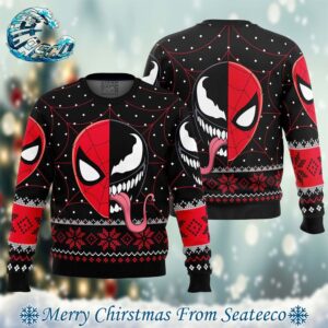 Christmas Spider-man Venom Marvel Comics Xmas Gift For Family Ugly Christmas Sweater