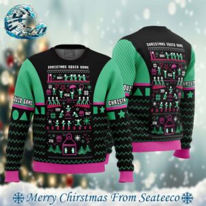 Christmas Squid Game Holiday Ugly Christmas Sweater Gift For Family