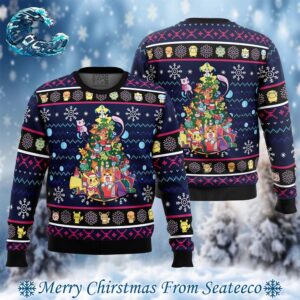 Christmas Tree Pokemon Ugly Christmas Sweater Gift For Men And Women Holiday