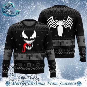 Christmas Venom Marvel Comics 2024 Ugly Christmas Sweater Gift For Holiday