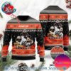 NFL Cincinnati Bengals HoHoHo Mickey Disney Christmas Pattern Knitted Ugly Christmas Sweater