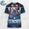 Congrats Los Angeles Dodgers Have Clinched Their 12th Consecutive 2024 Postseason MLB All Over Print Shirt