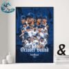 The Kansas City Royals Clinched Are Headed Back To The 2024 MLB Postseason Poster Canvas For Home Decor