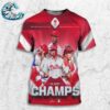 MLB 2024 National League East Champions Is Philadelphia Phillies All Over Print Shirt