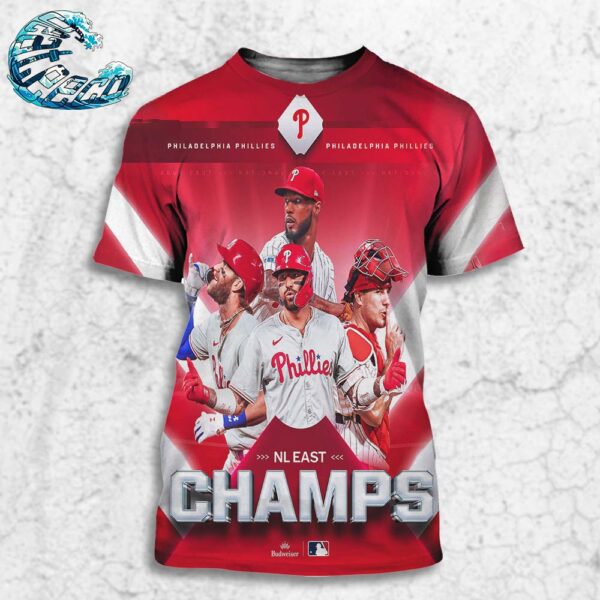 Congrats Philadelphia Phillies MLB Are Your NL East Champions 2024 All Over Print Shirt