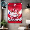 MLB 2024 National League East Champions Is Philadelphia Phillies Home Decor Poster Canvas