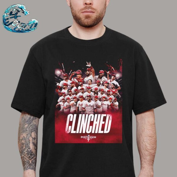 Congrats Philadelphia Phillies Welcome Back To Red October Clinched MLB Postseason 2024 Unisex T-Shirt