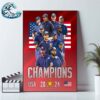 Congrats New York Mets Clinched MLB Postseason 2024 Home Decor Poster Canvas