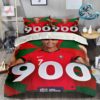 Cristiano Ronaldo Becomes First Man To Score 900 Career Goals Bedding Set Queen