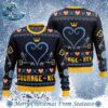 Heartless Christmas Kingdom Hearts 2024 Best Knitted Ugly Christmas Sweater