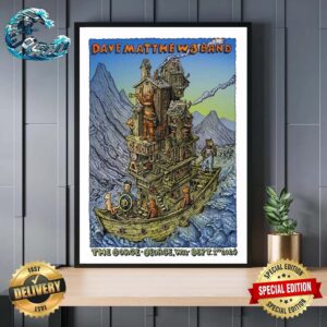 Dave Matthews Band Poster On September 1st 2024 In George Washington At The Gorge Amphitheatre Home Decor Poster Canvas