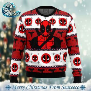 Deadpool Guy Ugly Christmas Sweater Gift For Men And Women