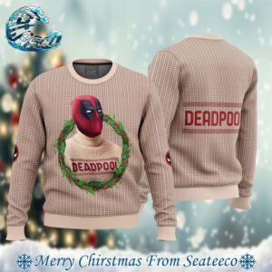 Deadpool Holiday Ugly Christmas Sweater Gift For Family