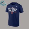 Official Detroit Tigers Black 2024 MLB Postseason Around The Horn Unisex T-Shirt