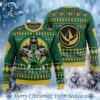 Christmas Yellow Ranger Power Rangers Ugly Christmas Sweater Gift For Holiday 2024