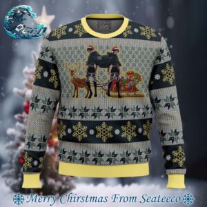 Eren Levi Attack On Titan Knitted Ugly Christmas Sweater