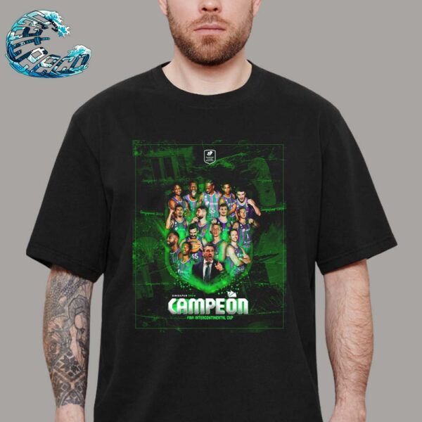 FIBA Intercontinental Cup Singapur 2024 Campeon Is Unicaja Malaga Classic T-Shirt