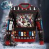 FLCL Poster Fooly Cooly Pattern Knitted Ugly Christmas Sweater