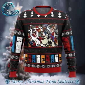 FLCL Fooly Cooly Holidays Knitted Ugly Christmas Sweater 2024