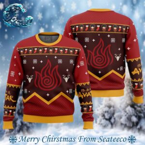 Firebenders Fire Nation Avatar Ugly Christmas Sweater Gift For Men And Women Holiday