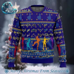 Fortnite Party Knitted Ugly Christmas Sweater