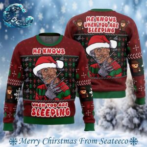 Fred Claws Christmas Freddy Krueger Ugly Christmas Sweater Gift For Men And Women Holiday