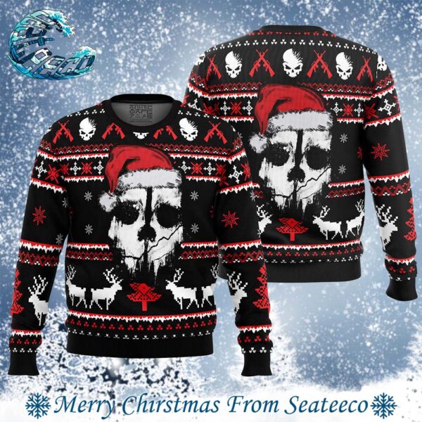 Ghost Call of Duty 2024 Ugly Christmas Sweater Gift For Holiday