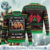 Hans Gruber Fall Nakatomi Plaza Die Hard 2024 Best Knitted Ugly Christmas Sweater