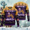 Thanos Half Of You Are On The Naughty List Marvel Ugly Christmas Sweater Gift For Men And Women Holiday