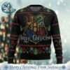 Harry Potter Hogwarts Houses Holiday Gift Ugly Christmas Sweater