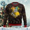 Harry Potter Retro Hogwarts Ugly Christmas Sweater Gift For Family