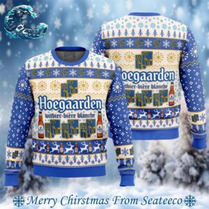 Hoegaarden Beer Witbier Biere Blanche Ugly Christmas Sweater Gift For Holiday 2024