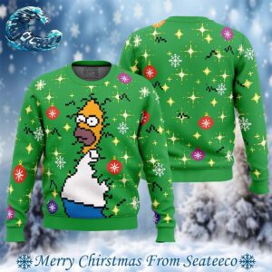 Homer Bush Meme The Simpsons Ugly Christmas Sweater Gift For Men And Women Holiday