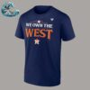 Congrats Houston Astros 2024 American League West Champions Unisex T-Shirt