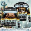 Oh No Not That Anything But Christmas Fire Force Best Xmas Knitted Ugly Christmas Sweater Gift For Family