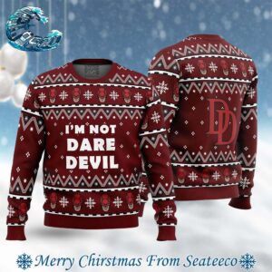 I’m Not Daredevil Marvel Ugly Christmas Sweater Gift For Holiday 2024