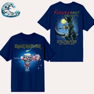 Iron Maiden The Future Past 2024 Tour Can I Play With Madness Fear Of The Dark Tee Two Sides Print Classic T-Shirt