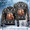 Nickelodeon Cartoons Tis The Season To be Spongy Ugly Christmas Sweater Gift For Family