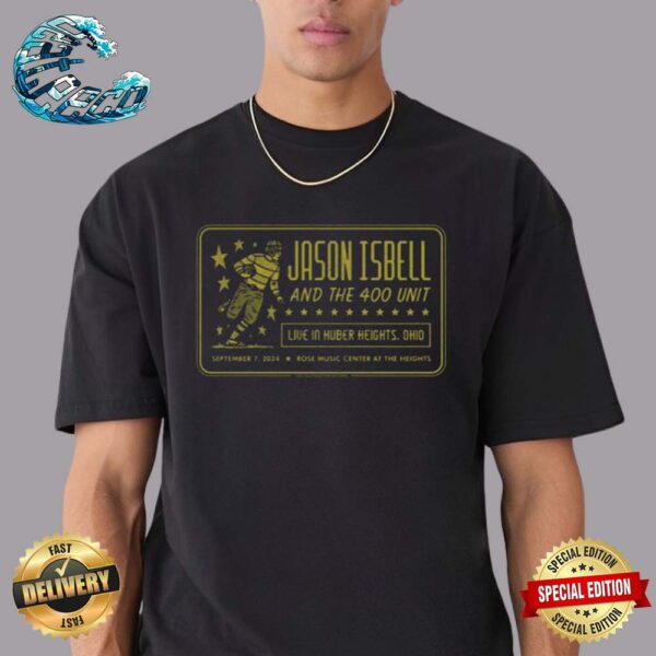 Jason Isbell And The 400 Unit Tee For Music At The Rose Music Center At The Heights In Huber Heights OH On September 7 2024 Classic T-Shirt