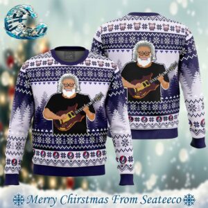 Jerry Garcia Grateful Dead Xmas Gift For Family Ugly Christmas Sweater