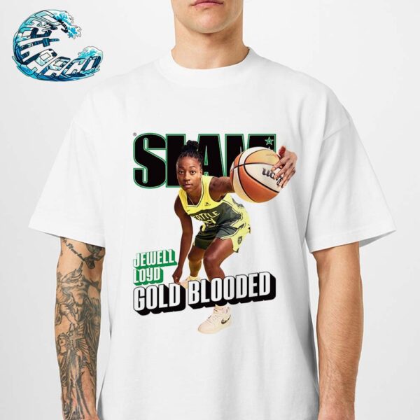 Jewell Loyd Gold Blooded Cover Tee By SLAM 252 Magazine 2024-25 NBA Preview Classic T-Shirt