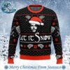 Let It Snow Game of Thrones Best Knitted Ugly Christmas Sweater For Holiday