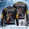 Mighty Morphin Chibis Power Rangers Knitted Best Ugly Christmas Sweater