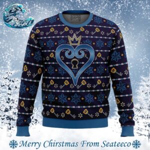 Keyblade Sora Kingdom Hearts Best Knitted Ugly Christmas Sweater For Holiday