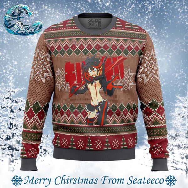 Kill La Kill 2024 Ugly Christmas Sweater Gift For Family