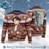 Eren Levi Attack On Titan Knitted Ugly Christmas Sweater