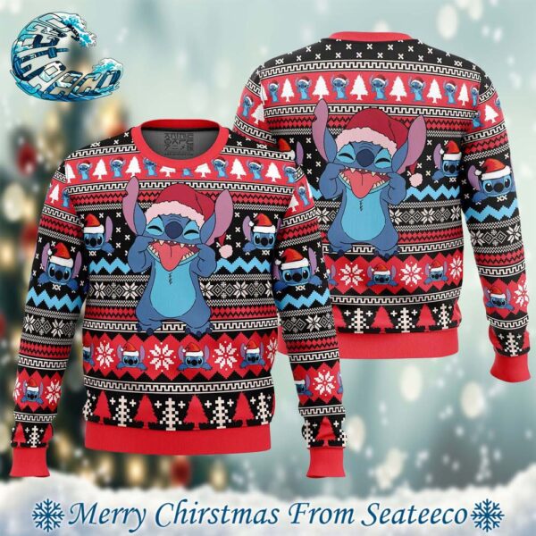 Lilo and Stitch Disney Xmas Gift For Family Ugly Christmas Sweater